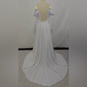 Dresses | New White Corset Back With Lace Inserts Wedding Dress | Poshmark